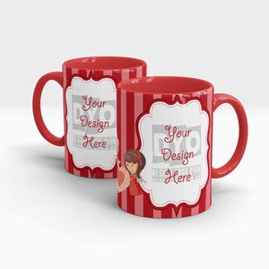 Beautiful Personalized Engagement Gift Mug For Her