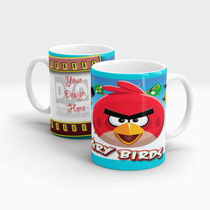 Personalized Angry Birds Printed Gift Mug