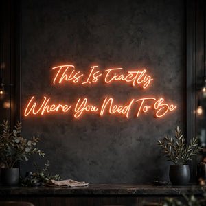 Custom LED Neon Sign | Motivational Neon Light Wall Decor