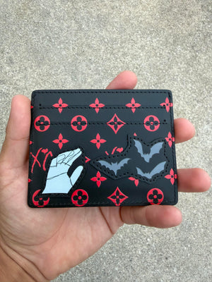 Custom Genuine Leather Card Holder - UV Printed