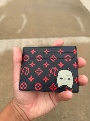 Custom Genuine Leather Card Holder - UV Printed