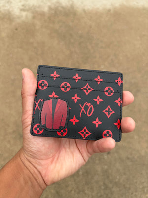 Custom Genuine Leather Card Holder - UV Printed
