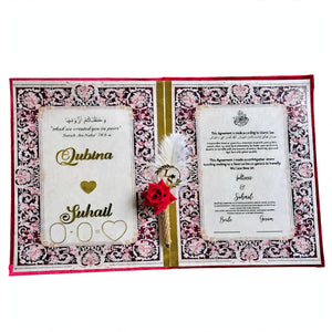 Customized Nikah Booklet | Personalized Nikah Ceremony Book