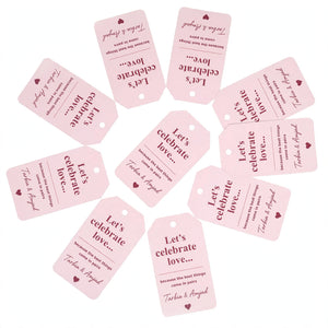 Customized Hard Card Tags – 4 Pcs | Personalized Tags | DYO