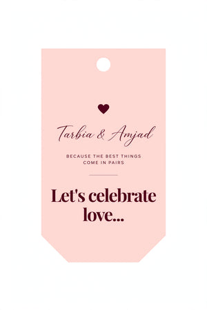 Customized Hard Card Tags – 4 Pcs | Personalized Tags | DYO