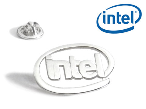 Custom Design Your Own Embossed Logo & Name Lapel Pin - Silver