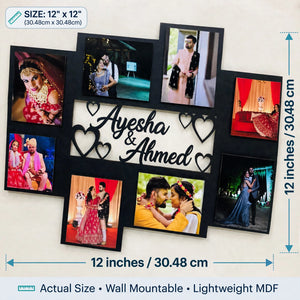 Personalized Picture Wall Frame – Custom Name & Photo | Design Your Own Pakistan