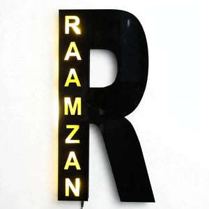 Personalized Alphabet Name Wall Hanging Light – Custom Name | Home Decor Pakistan
