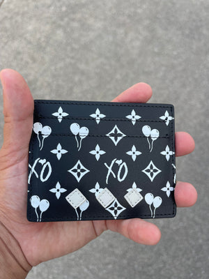 Custom Genuine Leather Card Holder - UV Printed