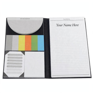 Personalized Note Pad Diary & Sticky Notes Set – Custom Name | Office Gift Pakistan
