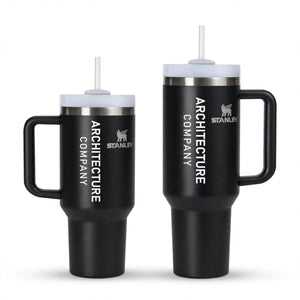 Personalized White Tumbler with Straw – Custom Name & Logo | Gift Pakistan