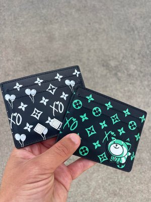 Custom Genuine Leather Card Holder - UV Printed