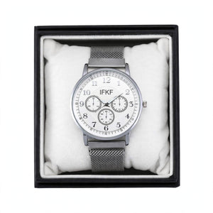 Metal Chain Magnetic Hand Watch for Men – Silver