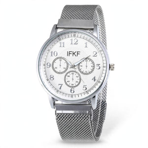 Metal Chain Magnetic Hand Watch for Men – Silver