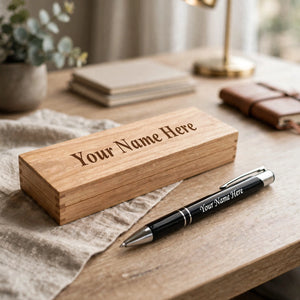 Personalized Metal Pen with Custom Gift Box – Custom Name & Logo | Gift Pakistan