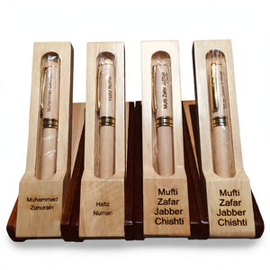 Personalized Engraved Wooden Pen with Custom Wooden Box – Custom Name & Logo | Gift Pakistan