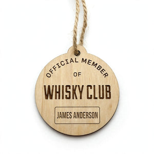 Customized Wooden Name Badges 3mm Alder wood