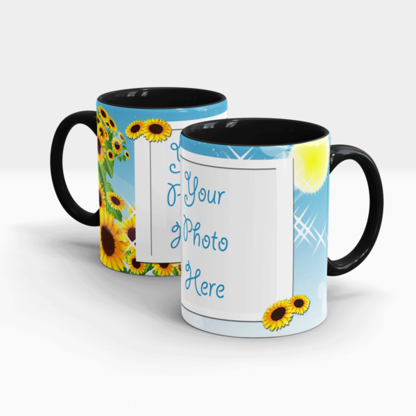 Summer Personalized Coffee Mug-Black