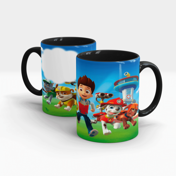 Customized Printed Mug for Kids-Black