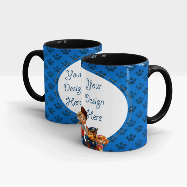 Paw Patrol Personalized Gift Kids' Mug-Black
