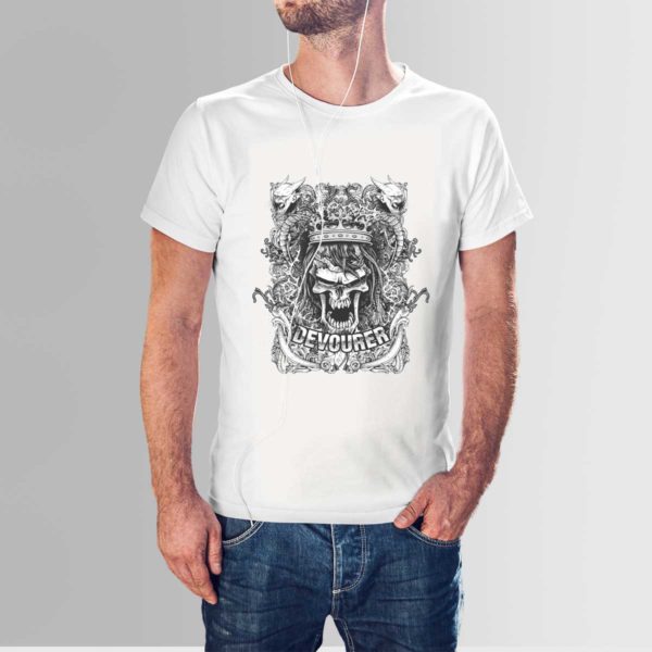 Design Your Own T-Shirt Devourer White