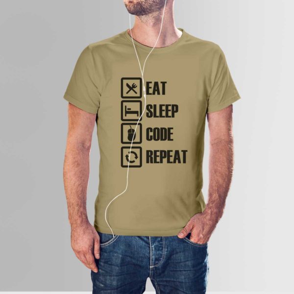 Design Your Own Programmer T Shirts Khaki