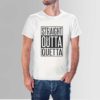 Straight Outta Quetta T Shirt White