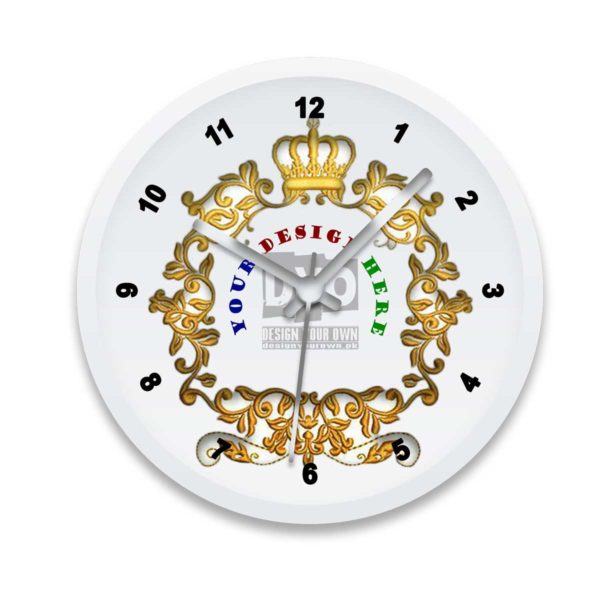 Royal Gold Custom Wall Clock