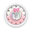 Custom Printed Girls' Wall Clock
