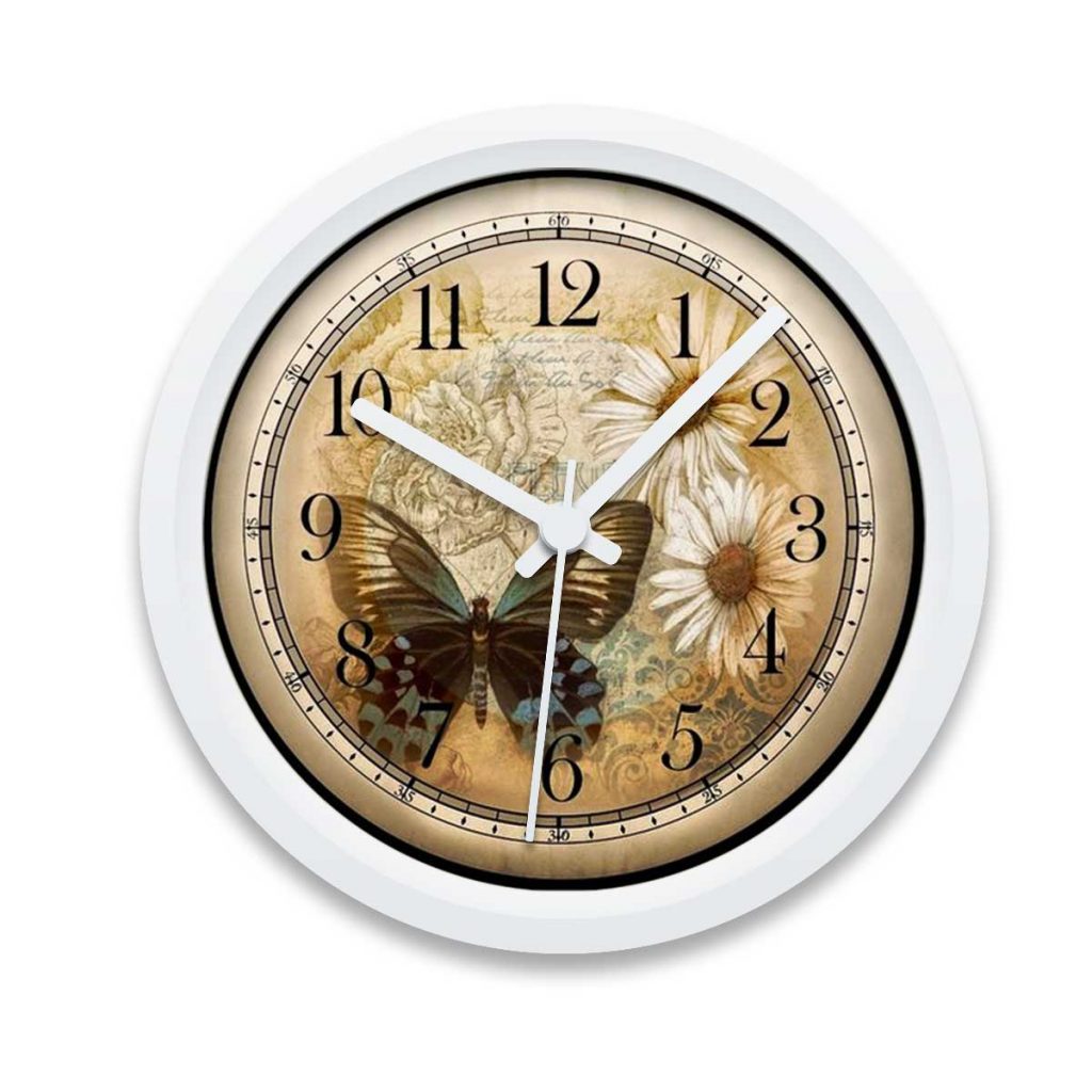 Butterfly Custom Printed Wall Clock Design Your Own Online gift