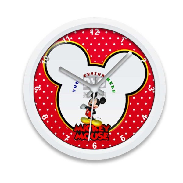 Mickey Mouse design your own gift for friend wall clock
