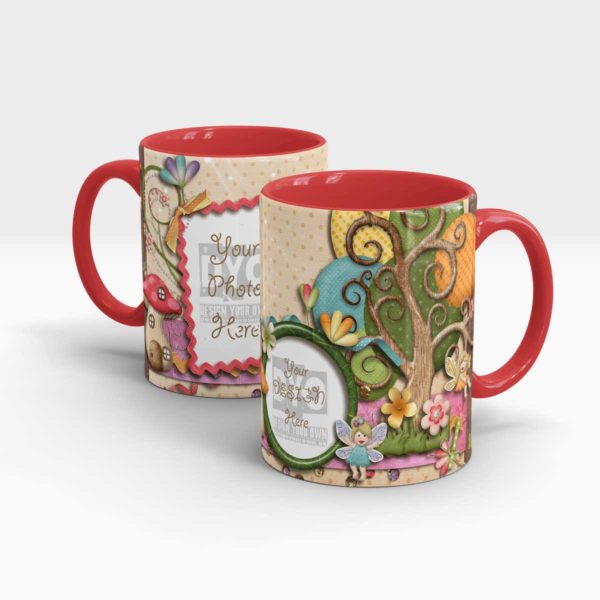 Fairy's Garden Custom Birthday Gift for Kids Mug