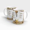 Sand and Sea Shells Personalized Coffee Mug