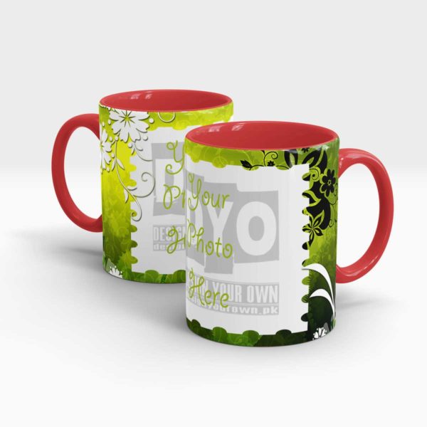 Elegant Green Custom Mug