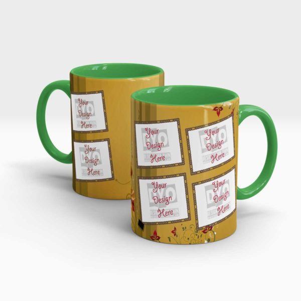 Brown Coffee Mug Series Multiple Photo-holders