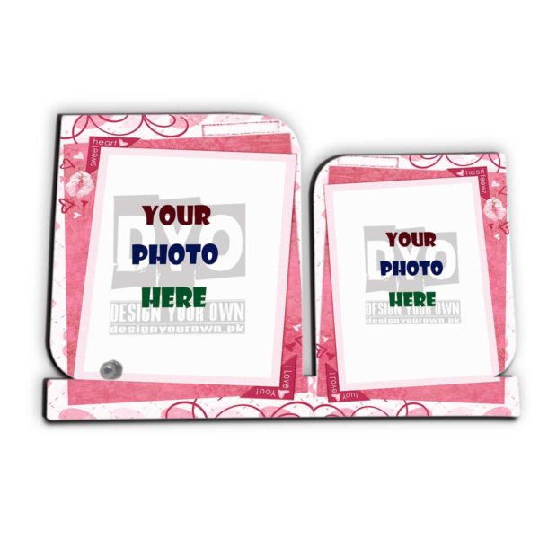 Love You Customized Wooden Sheet Photo Frame