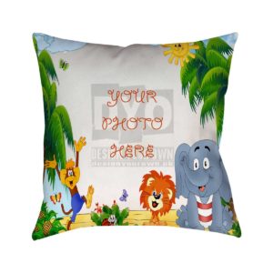 Design Your Own Happy Animals Gift For Kids Cushion