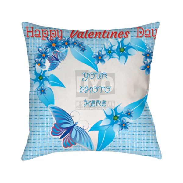 Happy Valentines Day Custom Gift Cushion