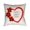 Custom Love Theme Cushion for Valentine's Day