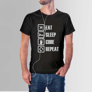 Design Your Own Programmer T Shirts Black