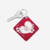 Valentines Day Gift Personalized Wooden Key Chain (KC-MDF-VAL-04)