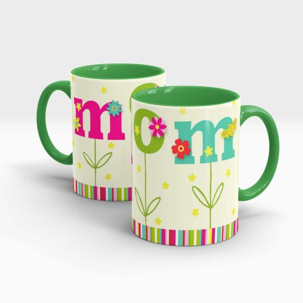 Mothers Day Gift Mug Green