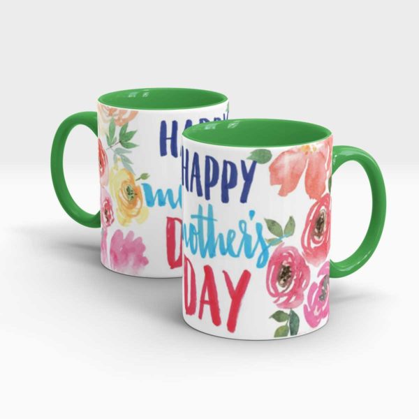 Mothers Day Gift Mug -green