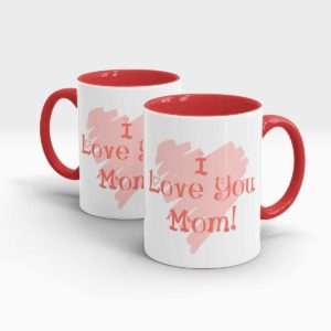 Mothers Day Gift Mug-Red