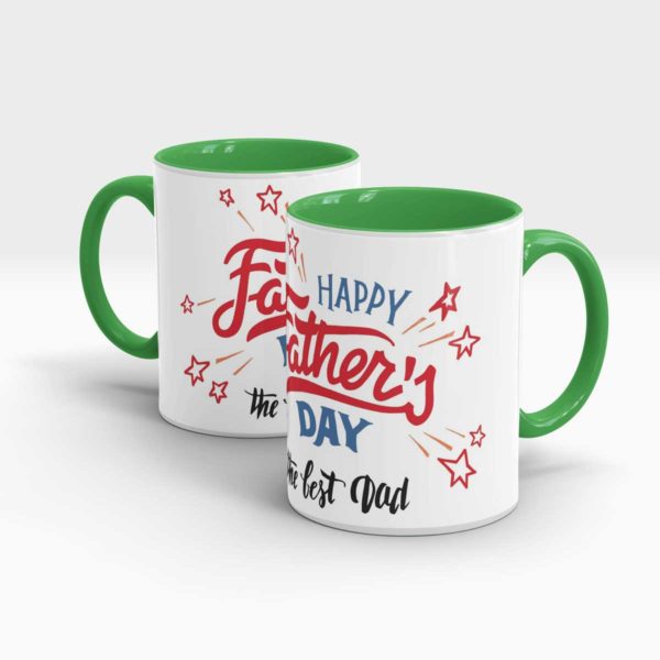 Fathers Day Gift Mug-Green