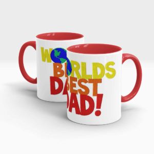 Fathers Day Gift Mug-Red