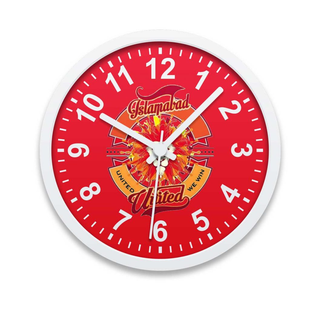 PSL 3 Islamabad United Wall Clock Design Your Own