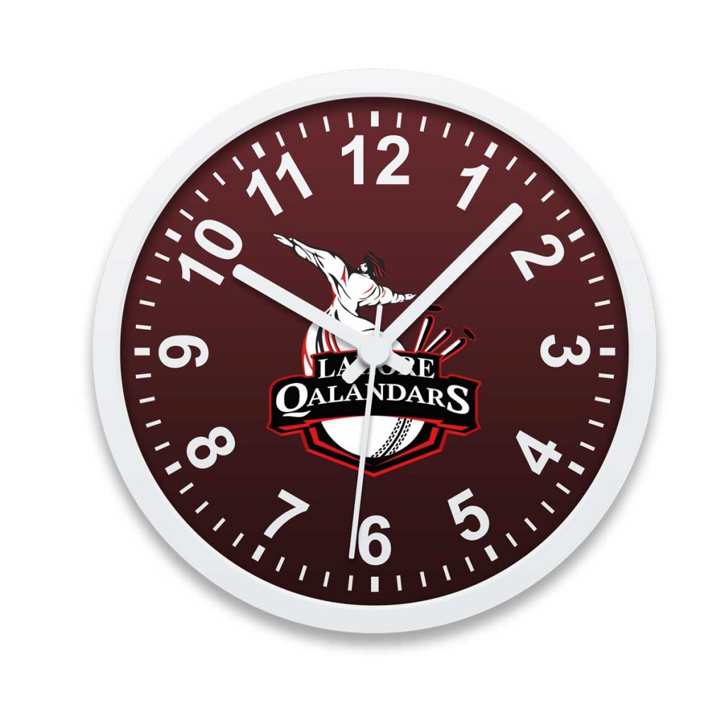 PSL 3 Lahore Qalandars Wall Clock Design Your Own