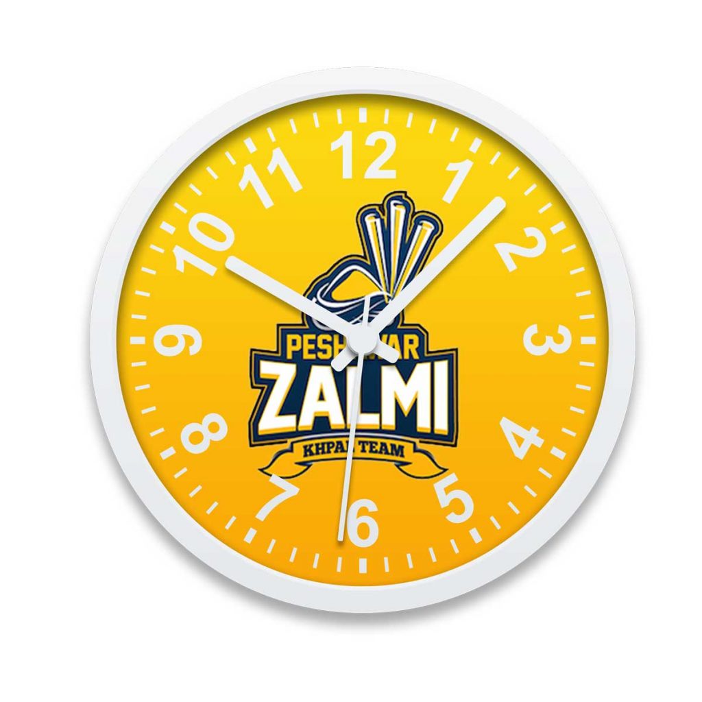 PSL 3 Peshawar Zalmi Wall Clock Design Your Own