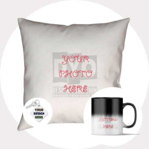 Custom Printed Gift Combo Pack (Cushion + Magic Mug + Key-chain)